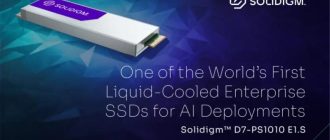 Дожились: Solidigm представила перший SSD з рідинним охолодженням для ШІ-серверів