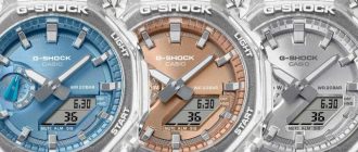 Casio почала продажі в Європі нових напівпрозорих різнокольорових годинників GA-2100BM