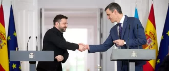 Володимир Зеленський та Педро Санчес / Фото: Офіс президента