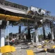 Автозаправна станція, зруйнована в результаті удару російського дрона, у Дніпропетровській області, 1 липня 2026 року / Фото: Reuters