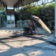 Знищена обстрілом АЗС на Харківщині / Фото: Нацполіція